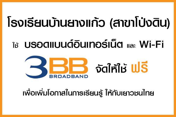 <p>3BB&nbsp;จังหวัดเชียงใหม่ &nbsp;ส่งมอบอินเทอร์เน็ตในโครงการ&nbsp;&ldquo;บรอดแบนด์อินเทอร์เน็ต เพื่อการศึกษาฟรี"&nbsp;</p>